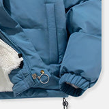Luxury Winter Puffer Hooded Jacket with Plush Inner Lining