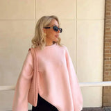 Oversized Crew Neck Knit Jumper