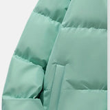 Luxury Winter Puffer Hooded Jacket with Plush Inner Lining