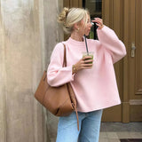 Oversized Crew Neck Knit Jumper