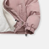 Luxury Winter Puffer Hooded Jacket with Plush Inner Lining