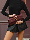 Woven Flap Clutch & Shoulder Bag – Stylish and Versatile Design