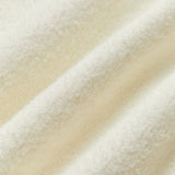 Elegant Contrast Trim Bouclé Jacket with Gold Button Detail