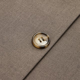 Custom-Fit Blazer Jacket with Belt and Lapel Collar