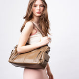 Classic Multi-Pocket Shoulder Bag with Adjustable Strap