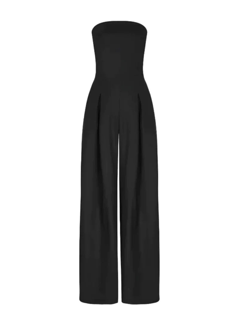 Elegant Off-Shoulder Wide-Leg Jumpsuit