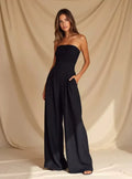 Elegant Off-Shoulder Wide-Leg Jumpsuit