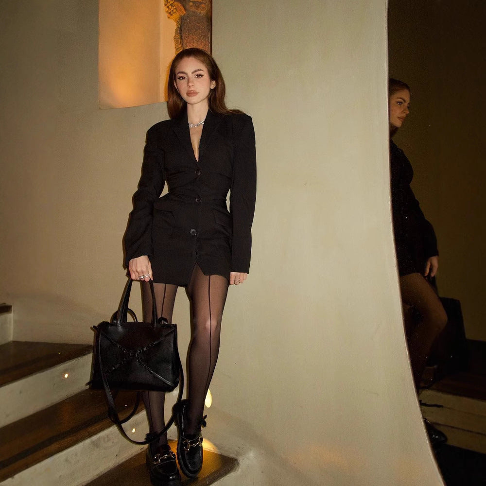 Tailored Longline Blazer – Classic Elegance for Every Occasion