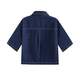 Boxy Denim Co-Ord Set with Pocket Shirt and Mini Skirt