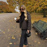 Oversized Faux Shearling Aviator Jacket with Asymmetric Closure