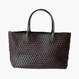 Luxe Woven Tote Bag with Elegant Handcrafted Design