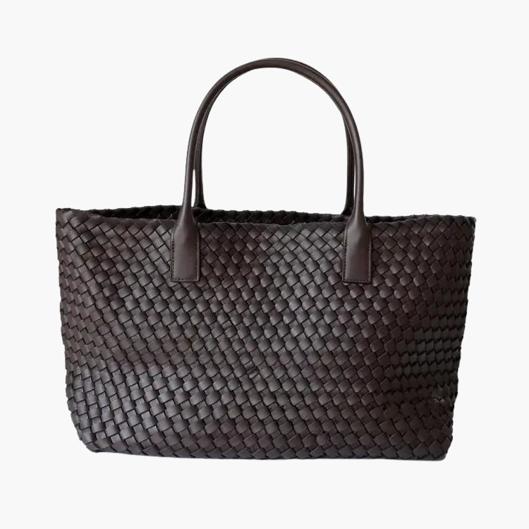 Luxe Woven Tote Bag with Elegant Handcrafted Design