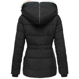 Premium Quilted Winter Puffer Jacket with Faux Fur Trimmed Hood