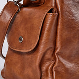 Classic Multi-Pocket Shoulder Bag with Adjustable Strap