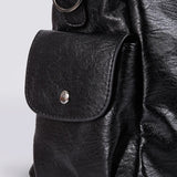 Classic Multi-Pocket Shoulder Bag with Adjustable Strap