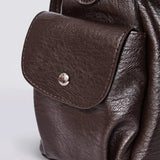Classic Multi-Pocket Shoulder Bag with Adjustable Strap