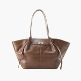 Structured Shopper Bag with Gold-Tone Detail