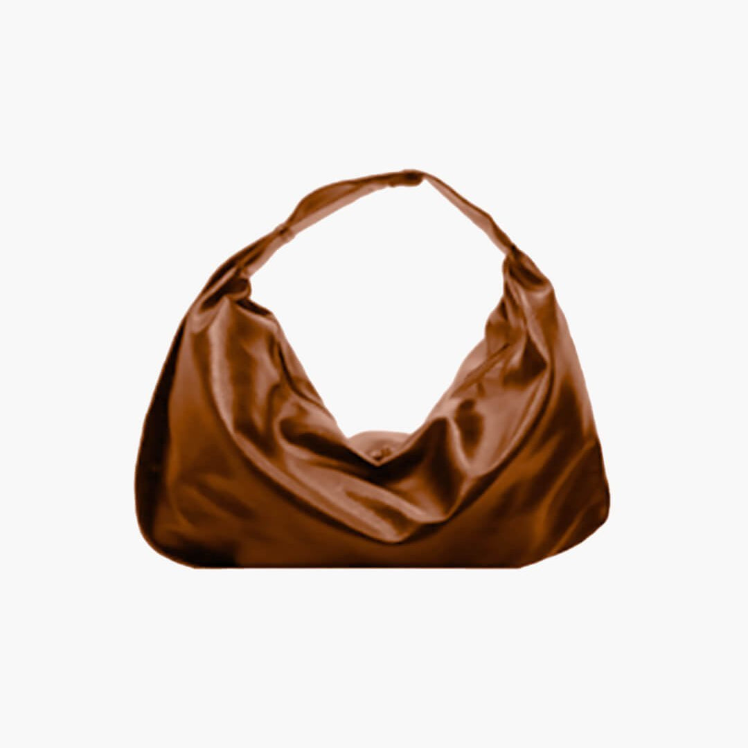 Hobo Vegan Leather Shoulder Bag – Elegant Slouchy Tote