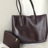 Luxury Vegan Leather Tote Bag – Spacious Everyday Handbag